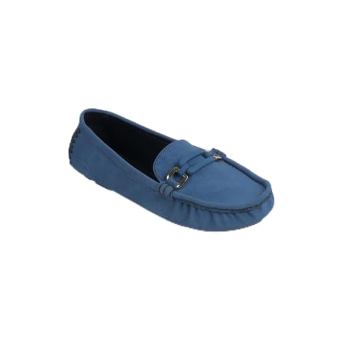 Image of Metro Women's Beige Slip On Closure Casual - Loafers with Flat Sole