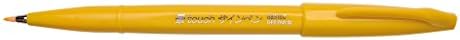 Pentel SES15C-A fiber pen with flexible brush-like tip black
