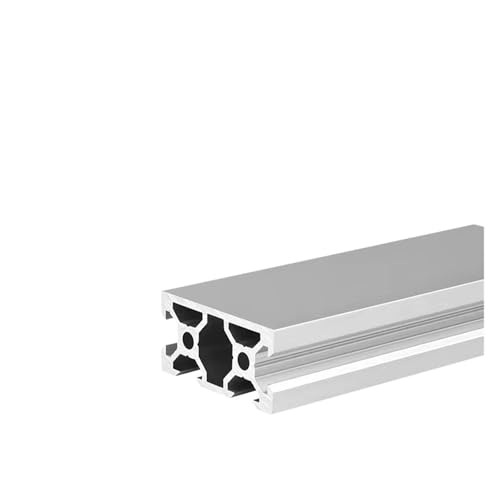 Rail de guidage d'imprimante 3D à glisse fluide via profilé aluminium argent 250mm