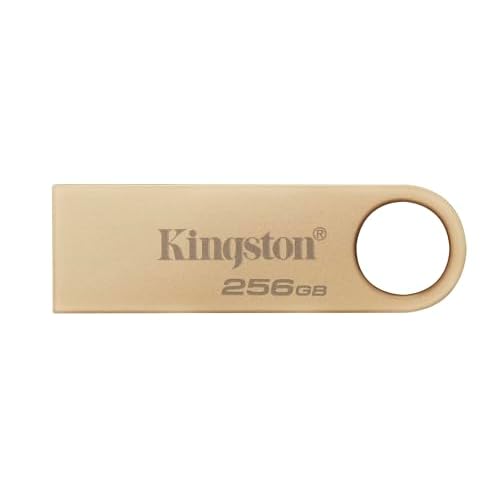 Kingston DataTraveler SE9 Gen 3 - 256Go 220MB/s - Métal - Clé USB 3.2 Gen 1 - Dorée