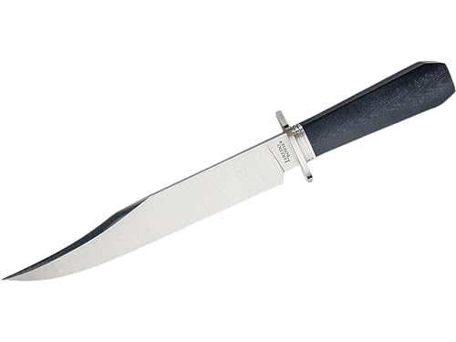 Image of Cold Steel Laredo Bowie 10.5 inch 4034SS Razor-Sharp Clip Point Blade 5.1875 inch Micarta Handle Tactical Fixed Blade Knife w /Secure-Ex Sheath