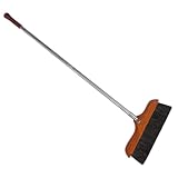 HEATSHAKING Heavy Duty Broom Handle Soft Bristle Cleaning Tool for Indoor and Outdoor Use Handle for Efficient Home and Cleaning