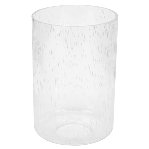 NOLITOY 透明シリンダーガラスランプシェード 耐久性ある光カバー 優雅な装飾用ランプアクセサリー 室内壁掛け床置き灯対応