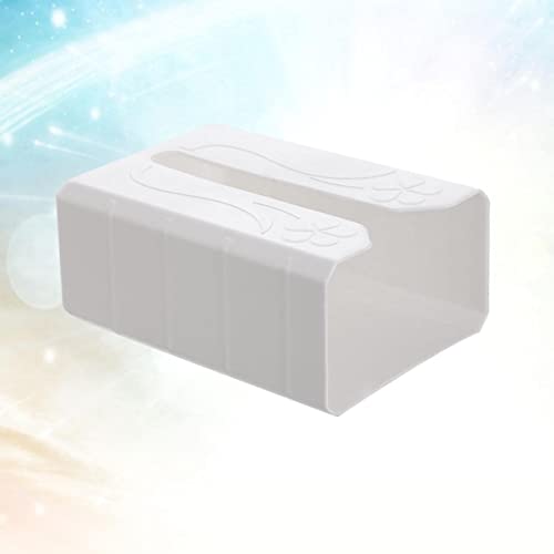 Cabilock Suporte Gaveta de Vaso Sanitário para Perfuração de Tecido Sem Elfo Branco Adesivo de Banhe