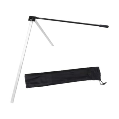 rockible Football Kicking Tee Football Holder Adjustable Metal Folding Soccer Target Rugby Training Gear Kicking Stand for Kids Adults