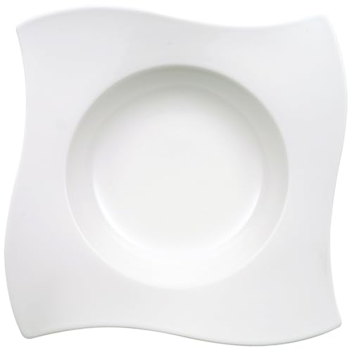 Villeroy & Boch und Boch NewWave Pastateller, 28 cm, Premium Porzellan, Weiß 1025252698