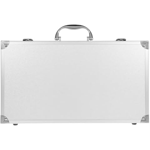 Hemobllo Aluminum Alloy Tools Case - Durable Box for Cryptographic Instruments, Lightweight and Portable Design for Professional Use Cover
