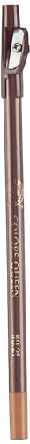 Image of Colors Queen Eye Liner & Lip Liner Pencil Enriched with Vitamin A & E | Bold & Matte Lip Liner Pencil | Highly Pigmented Lip Liner with Sharpener (21 - Coffee Brown)