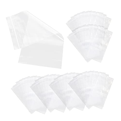 Sachets de rangement étanches PE réutilisables transparents x100