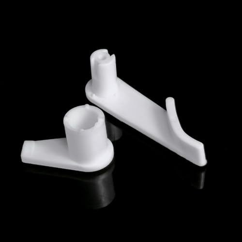 Hebillas de fijación para lámparas LED de techo, pack de 100 piezas de plástico blanco 4