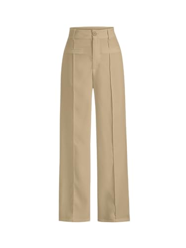 CIDER Work Pants Women Dress Pants High Waist Straight Leg