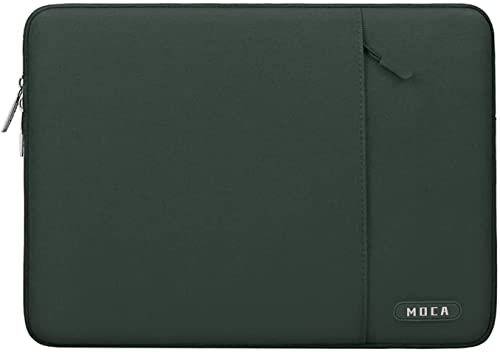 Image of MOCA Laptop Sleeve Bag Compatible with MacBook Pro 16 inch 2023-2019 M2 A2780 M1 A2485 Pro /Max A2141 /Pro Retina 15 A1398, 15-15.6 inch Notebook, Polyester Vertical Case with Pocket
