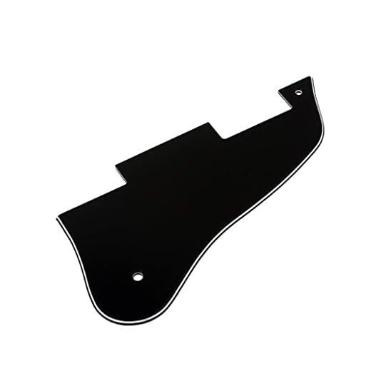 Tiuimk Golpeador de 3 capas para guitarra Gibson ES-335 (166 x 80 x 2,2 mm), color negro