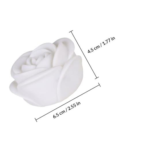 Lámpara de vela LED con forma de rosa ORFOFE pack de 4 luces seguras para mascotas 2