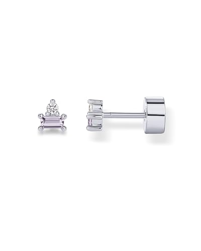 Image of PAVOI 14K Gold Plated Sterling Silver Posts Colored Birthstone Flatback Stud Earrings for Women - Gemstone Cubic Zirconia Screwback Earrings - Dainty Helix Cartilage Piercing Jewelry