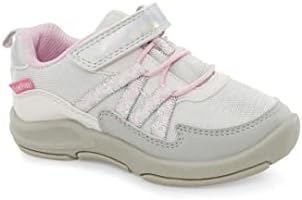 OshKosh B'Gosh Girls Sevvy Sneaker, Silver, 11 Little Kid | Image 5