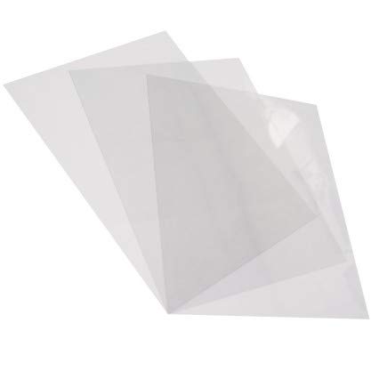 Cfs Products 7 Mil 8-1/2 X 11 Inches Pvc Binding Covers - Pack Of 100, Clear Compatible With Gbc, Fellowes And Trubind Binding Machines And More #TOP1