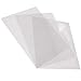 CFS Products 7 Mil 8-1/2 x 11 Inches PVC Binding Covers - Pack of 100, Clear Compatible with GBC, Fellowes and Trubind Binding Machines and More
