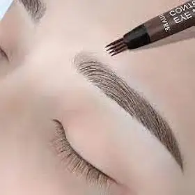 T&G Caneta Para Sobrancelha Fio A Fio Marrom Completo