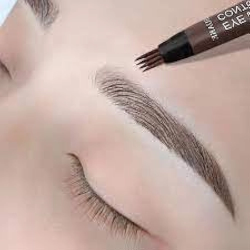 T&G Caneta Para Sobrancelha Fio A Fio Marrom Completo