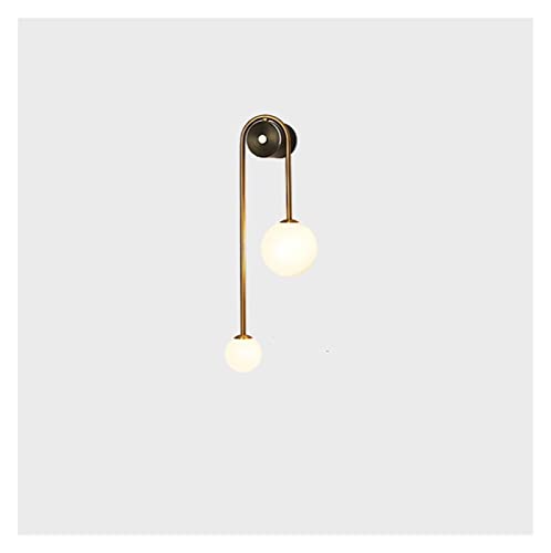 Lámpara de pared moderna Led dorada para decoración de pasillos
