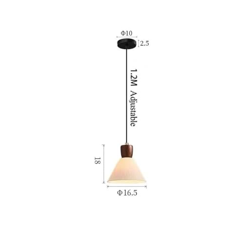 Lámpara colgante industrial vintage de cerámica para salón y pasillo 6