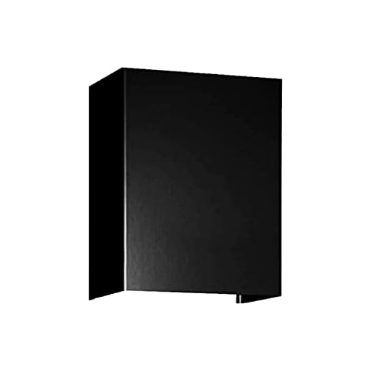 Teka - Prolongación de Campana de 800 mm, Fabricado en Acero Inoxidable con Acabado en Negro, Superior Largo DBB/DVT, para Campanas Decorativas, Elegancia y Sobriedad