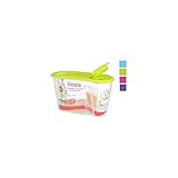 Privilege Lebensmittelbehälter mit Dosierer, 1 l, Kunststoff, Mehrfarbig, Einheitsgröße