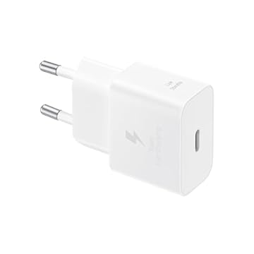 Samsung EP-T2510N Caricatore originale da 25W, Porta USB-C (Senza Cavo), Bianco