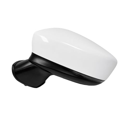 車のミラー用マツダ 3 アクセラ 2017 2018 2019 バックミラー Assy ドアウイングサイドミラー信号ランプ(8Pins white Left)
