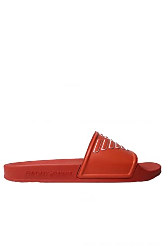 Emporio Armani Mules PVC à Gros Logo Homme