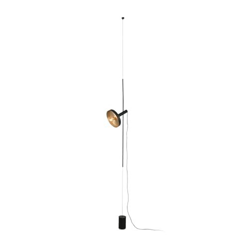 WHIZZ Lampe suspension design luminaire salon chambre noir et doré