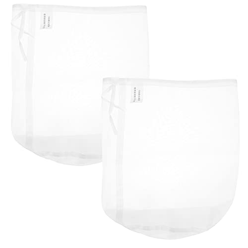 DECHOUS Reusable Wine Brew Bag Drawstring Strainer for Cold Brew Nut Milk Soybean Milk