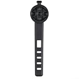 Kit de montage simple : un support de potence pour ordinateur de vélo avec support de tige de selle intégré pour feu arrière fourni. Dimensions approximatives : 137 mm pour un placement flexible.