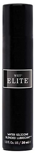 Wet Elite Personal Lubricant, Water and Silicone Blend Hybrid Lube 1 fl. oz/ 30mL