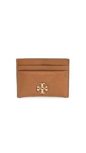 Tory Burch Women's Kira Diamond Quilt Card Case, Classic Chestnut, One Size