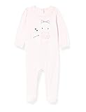  Chicco Tutina con Apertura entrogamba per neonata Juego de Pijama, Rosa, 1 Months para Bebés