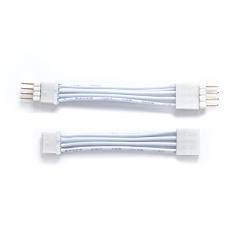 Litcessory Adaptateur Contrôleur à 4 Broches pour Philips Hue Gradient Lightstrip (Lot de 2, Blanc)