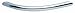 Pull - 96mm c-c - Curved Rod Stainless Steel Pull
