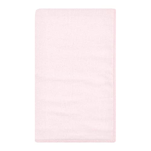 Image of Hudson Baby Unisex Baby Cotton Flannel Burp Cloths, Pink Gray Elephant, One Size