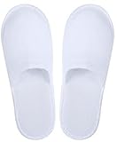 20 Pairs Of Light Slippers Made Of Fabric, Color White, For Use For One Time Only, For Hotels, Travel, Health Clubs, Clinics, Hospitals, Trips, Maserifs And Houses Of Worship