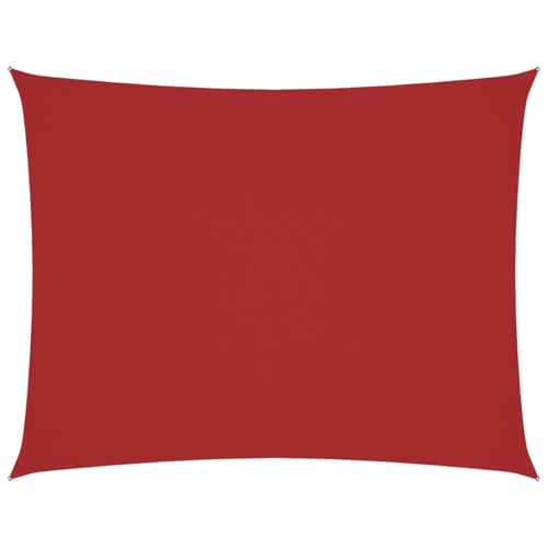 Vopese Sonnensegel Oxford-Gewebe Rechteckig 2x3,5 m Rot Sonnensegel Rasen, Garten Model135641