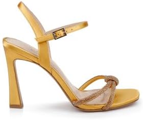 Jewel Badgley Mischka Madison Stiletto Sandals with Rhinestone Knot Detail - Image 4