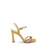 Jewel Badgley Mischka Madison Stiletto Sandals with Rhinestone Knot Detail