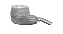 VEGAZ VOS-147IMA Endschalldämpfer Hinten Kompatibel mit VOLVO V70 II 285 30671442 30671443 30671444