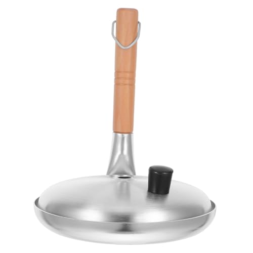 COLLBATH Sartén Antiadherente para Tortillas y Huevos con Mango Vertical Olla para Comida para Bebés y Cocina Familiar Compatible con Inducción y Gas Diseño Creativo para Padres Hijos