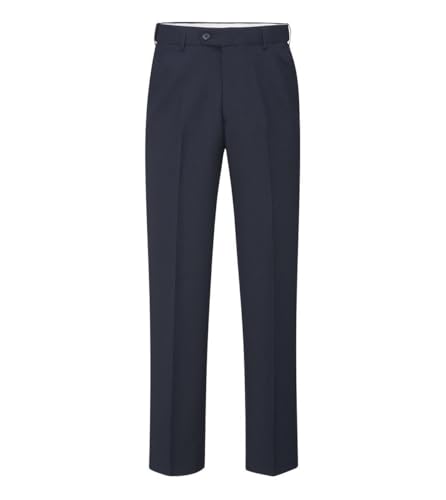 Pantalon coupe droite homme Skopes Brooklyn bleu marine grandes tailles 30W-62W