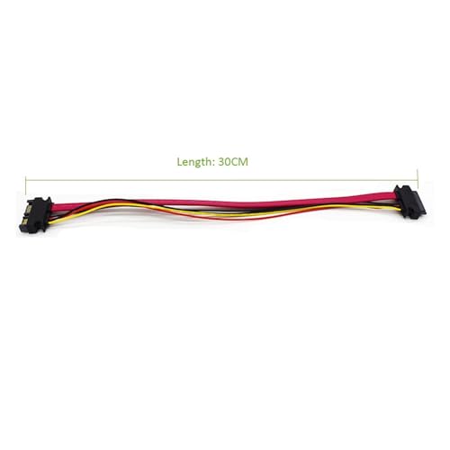 Cable Extensor SATA 7+6 13pin a Female 30 cm miniatura 3