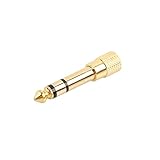 microfono 3 5mm Menos pérdida de sonido TYEHH 6. 5 mm Macho a 3. 5 mm Adaptador de grabación de Guitarra de micrófono de Audio Femenino (Color : One Piece)