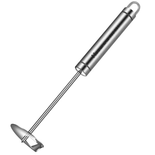 GLEAVI Fruit Core Remover Tool Portable Stainless Steel Pear Core Digger for Kitchen Use Design for Fruits Hanging for Storage
